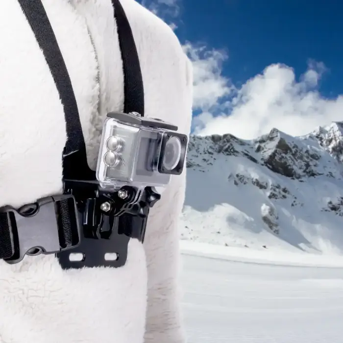 Chest Mount - Chest Harness for GoPro SJCAM Sports Cameras - Black Фото num