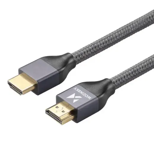 Wozinsky cable HDMI 2.1  8K 60 Hz 48 Gbps | 4K 120 Hz | 2K 144 Hz 1m silver (WHDMI-10) Photo