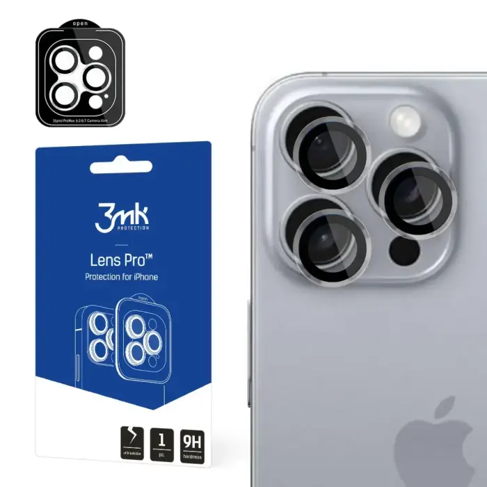 3MK Lens Protection Pro iPhone 16 Pro/16 Pro Max Transparent