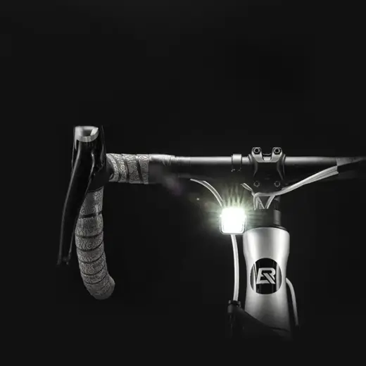 Rockbros 24610002001 front bicycle light 1000 lm + USB-C - USB-A cable - black Photo