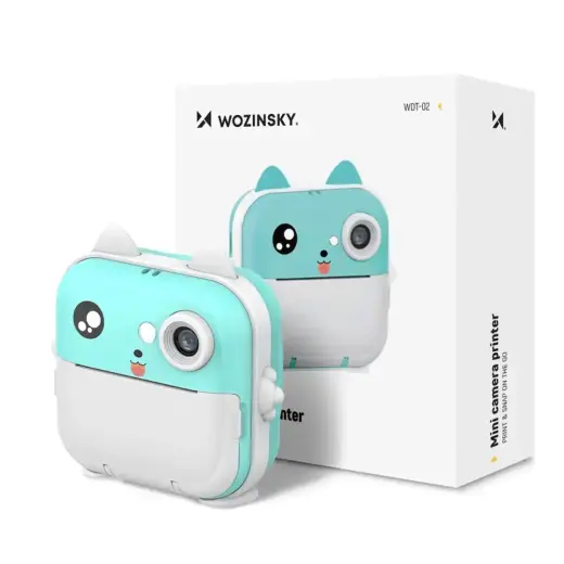 Wozinsky WDT-02 Thermal Printer Camera for Kids - Blue Foto 4