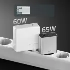 Cuktech 65W GaN 2xUSB-C 1xUSB-A Wall Charger - Gray — Foto 13