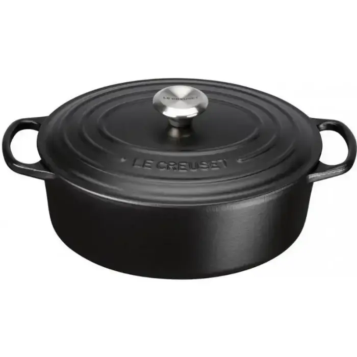 Le Creuset Cast iron pot oval 31cm / 6,3L mat black