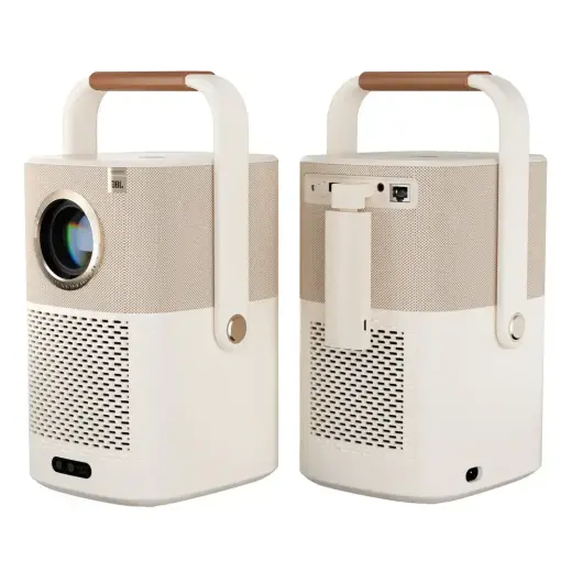 Yaber T2 Plus LCD FullHD 1080p Multimedia Projector with JBL Speakers - Beige Foto 2