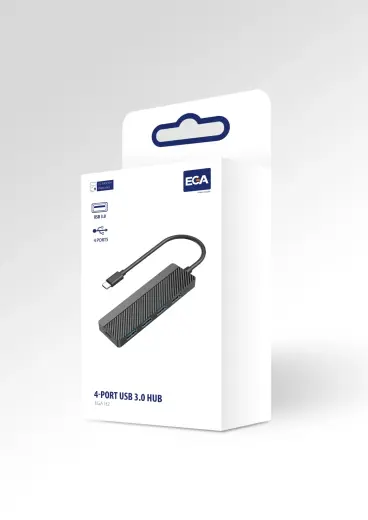 EGA H2 USB-C to 4 x USB 3.0 splitter 5 Gbps black (EU Blister) Фото num