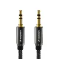 Wozinsky universal mini jack cable 2x AUX cable 1.5 m black Photo