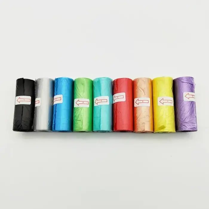 Plastic bags for dog excrement 10 rolls yellow Foto 4