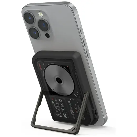 Powerbank Skinarma Nexus Nova Magnetic   Kick-Stand 5000mAh 20W PD USB-C MagSafe black Фото num