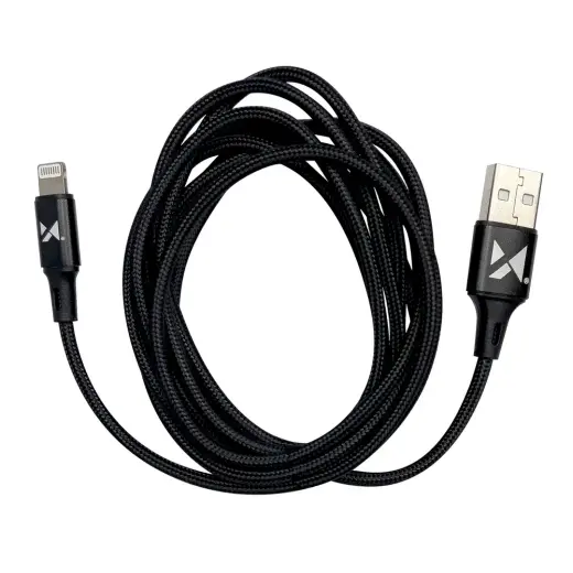 Wozinsky WUC-L1B data transfer and charging cable | USB-A to Lightning | 12W | 1m | black Photo