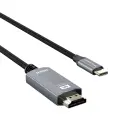 Wozinsky WCCH-01 USB-C - HDMI 4K 60Hz Cable 1.8m - Black Foto 1