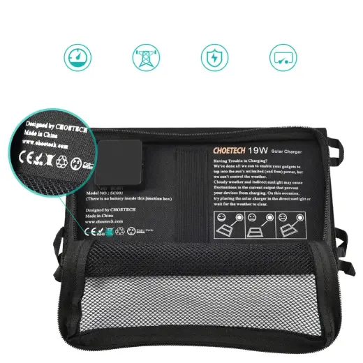 Choetech SC001 зарядное устройство | 19W | USB-A | черное Фото num