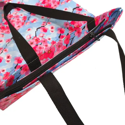 Shopping bag Wonder pattern 1 blue Foto 3