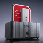 Orico IT28E-C 2-Disk Docking Station with M.2 NVME 2.5"/3.5 HDD/2.5" SSD Clone Function - Gray — Foto 3
