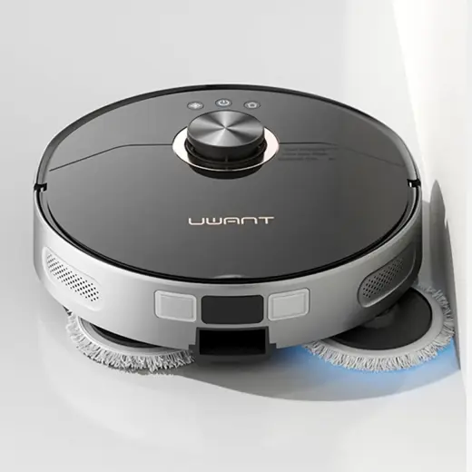 UWANT U200 Pro Robot Vacuum Cleaner with Mop Function + Charging|Cleaning Station - Gray Фото num