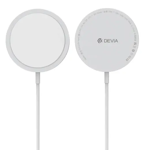 Devia wireless charger Smart magnetic 15W white Foto 3