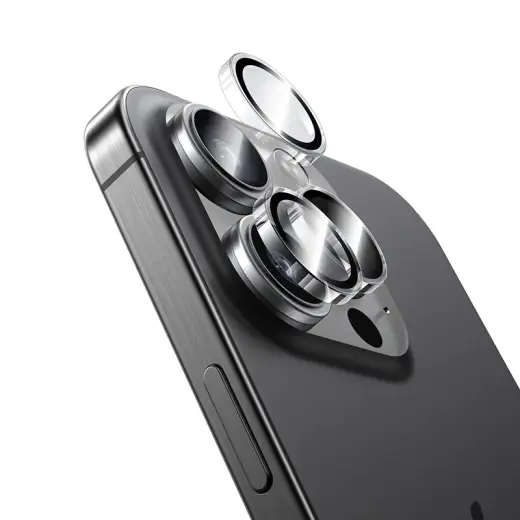 Benks Tempered glass Glass Warrior Lens Protector on camera for Iphone 16 Pro|16 Pro Max (lens 3 pieces) transparent