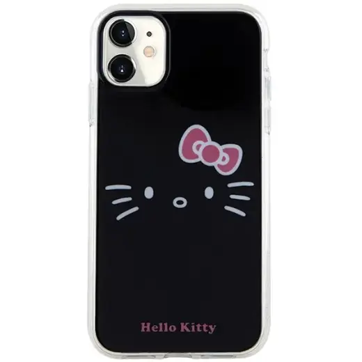 Hello Kitty HKHCN61HKHLK iPhone 11 | Xr 6.1" czarny|black hardcase IML Kitty Face Фото num