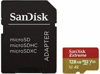 SanDisk Extreme microSDXC 128GB 190MB|s + Adapter