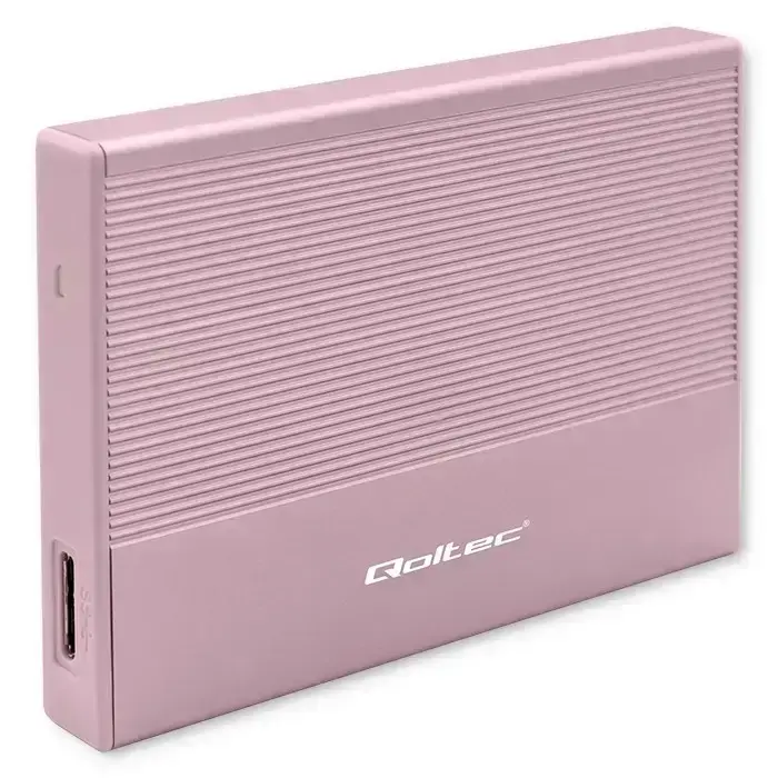 Qoltec Aluminium Enclosure | SSD HDD 2.5'' drive | SATA | USB 3.0 | Super speed 5Gb/s | 2TB | Pink Foto 8