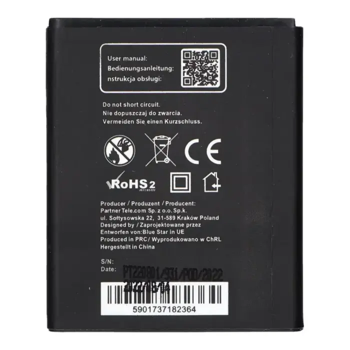 Battery for Samsung S5330 Wave 533 / Wave 723 / S7230 / Galaxy Mini S5570 1000 mAh Blue Star Foto 2