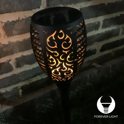 Solar flame light 96LED 1500mAh Li IP65 Foto 3