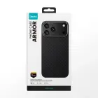 Benks Magnetic Armor Air Kevlar 600D maciņš telefonam iPhone 17 Pro melns — Foto 12