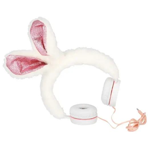 GJBY headphones - Plush RABBIT White Foto 1