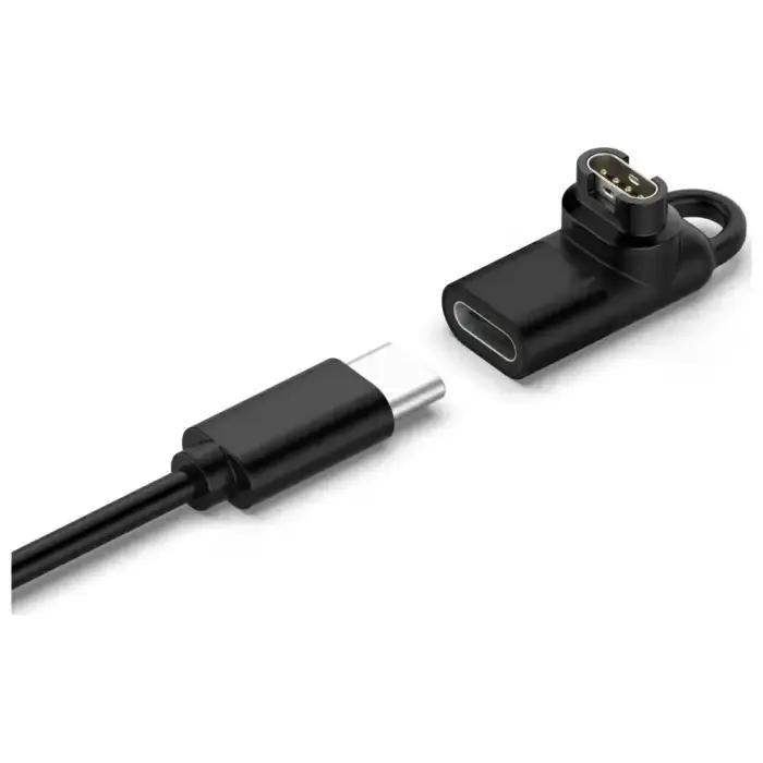 Adapter USB-C MajesticLine for Charging Garmin Watches black Фото num