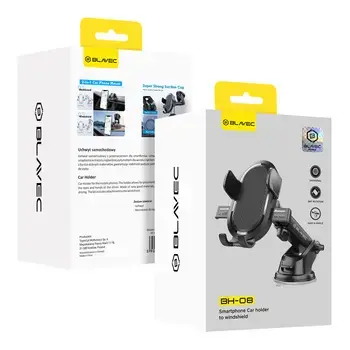 Blavec Car holder BH-08 to windshield | dashboard (BH08-WSB) black (damaged packaging) Foto 10