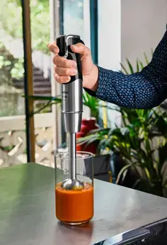 TEFAL rokas blenderis Infinity Force Pro 5in1,  melns/nerūsējošais tērauda Photo
