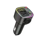 Blavec FM Transmitter Flash TR-02 MP3, Bluetooth - USB + Type C - PD 30W (TFMFTR02-B) black Фото num