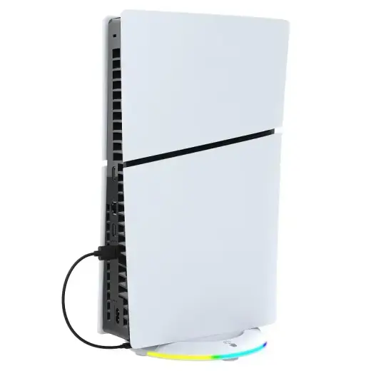 iPega P5S025S Vertical Stand with RGB for PS5 Slim/PS5 Pro White Foto 2