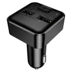 Borofone Transmitter FM BC63 Selecto MP3, Bluetooth - 2xUSB - black Фото num