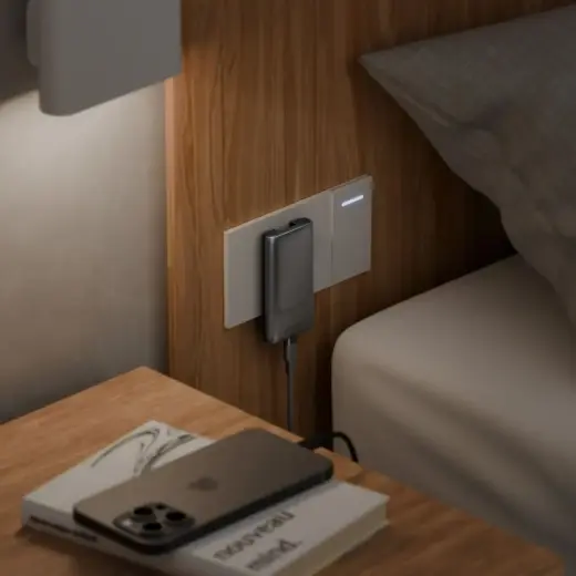 Wall charger Energea TravelWorld Edge 65W 2xUSB-C PD|PPS|QC3.0 (US|UK|EU) gold Foto 10