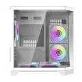Darflash FT350 computer case + 5 aRGB fans (white) — Foto 2