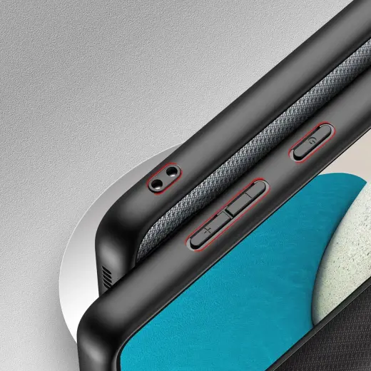 Dux Ducis Fino case is made of nylon material for Samsung Galaxy A73 blue Photo