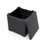 Dārza galdiņš/uzglabāšanas kaste Vigo pelēks Foto 3