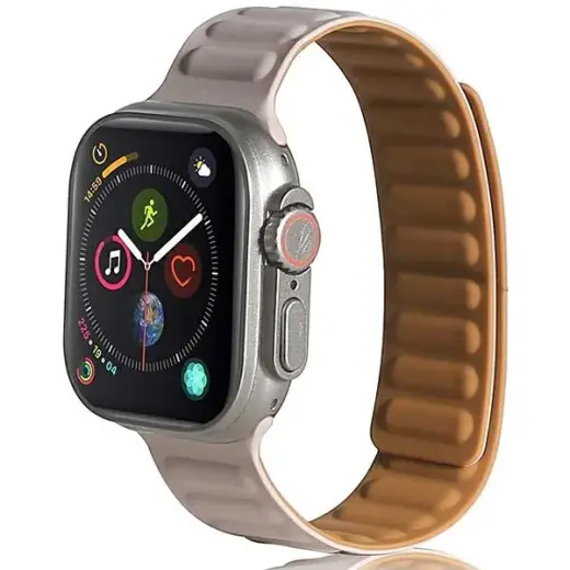 Beline pasek Apple Watch Magnetic 38|40|41mm khaki Фото num