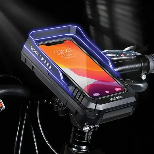 WILDMAN Etui|uchwyt na rower FK4 sakwa na ramę czarna|black Foto 7