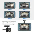 Car Dash Cam DVR-03 4,0 inches + rear camera Foto 8