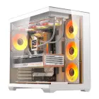 DarkFlash C280 computer case (white) + 7 fans — Foto 1