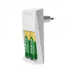 VARTA MINI CHARGER 57656 + 2 x rechargeable battery R6 (AA) 2100mAh Photo
