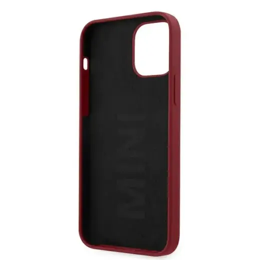 Mini MIHCP12LSLTRE iPhone 12 Pro Max 6,7" czerwony|red hard case Silicone Tone On Tone Photo