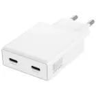 Wall Charger 4smarts PDPlug Slim Dual 65W GaN 2xUSB-C white Foto 1