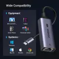Ugreen CM648 adapter USB-C to RJ45 | gray — Photo 8