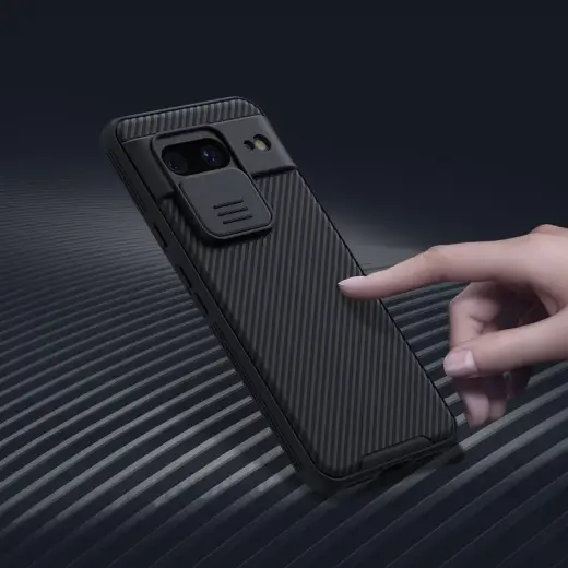 Nillkin CamShield Pro Case for Google Pixel 8 Camera Cover - Black Фото num