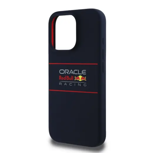 Red Bull Silicone Horizontal Logo phone case for iPhone 15 Pro with MagSafe support navy Photo