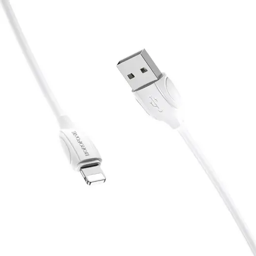 Borofone Cable BX19 Benefit - USB to Lightning - 2,4A 1 metre white Photo