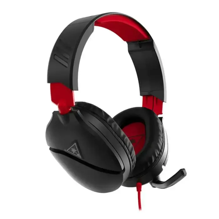 Wired headphones Jack 3,5 mm with microphone Turtle Beach Recon 70N red and black