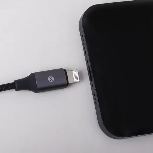 Forever adapter audio AJL-01 jack 3,5 mm - Lightning black Фото num